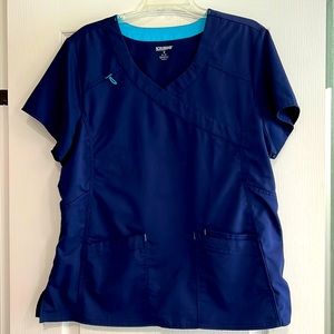 XL Scrubstar Navy Blue scrub top